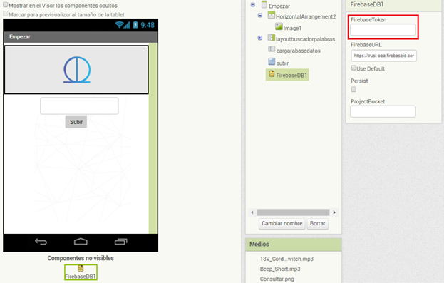 Firebase Token en App Inventor