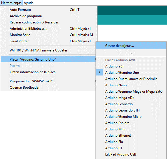 Encontrar placa ESP8266 IDE Arduino IoT