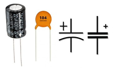 Condensadores y simbolos IoT