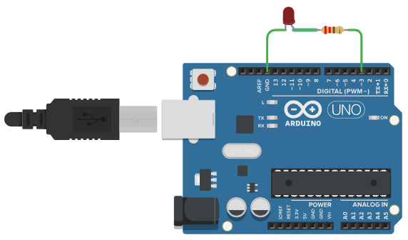 Montaje Arduino UNO desde Tinkercad IoT