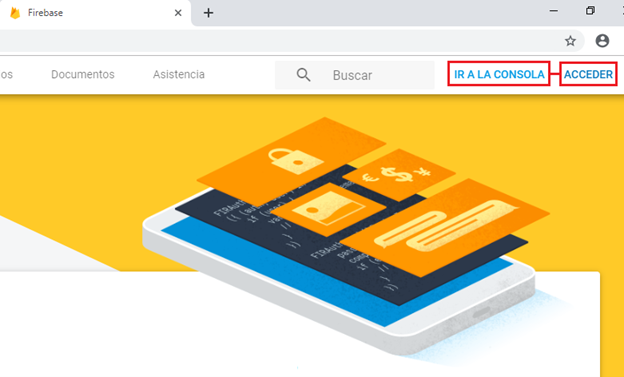 Ir a Consola Firebase