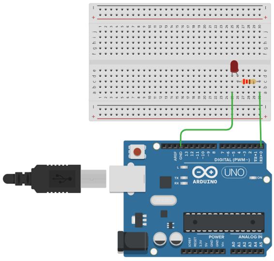 Montaje Arduino UNO y Protoboard IoT