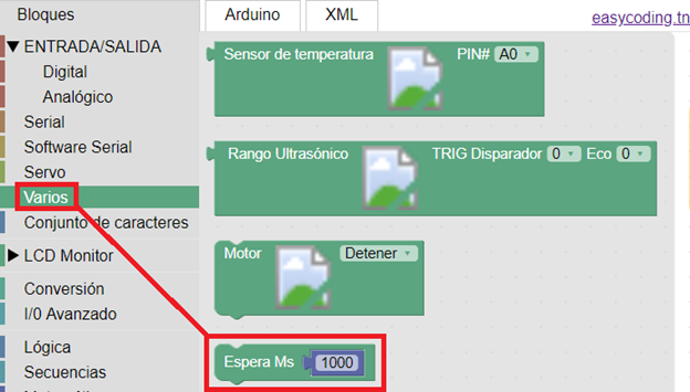 Delay easycoding IoT