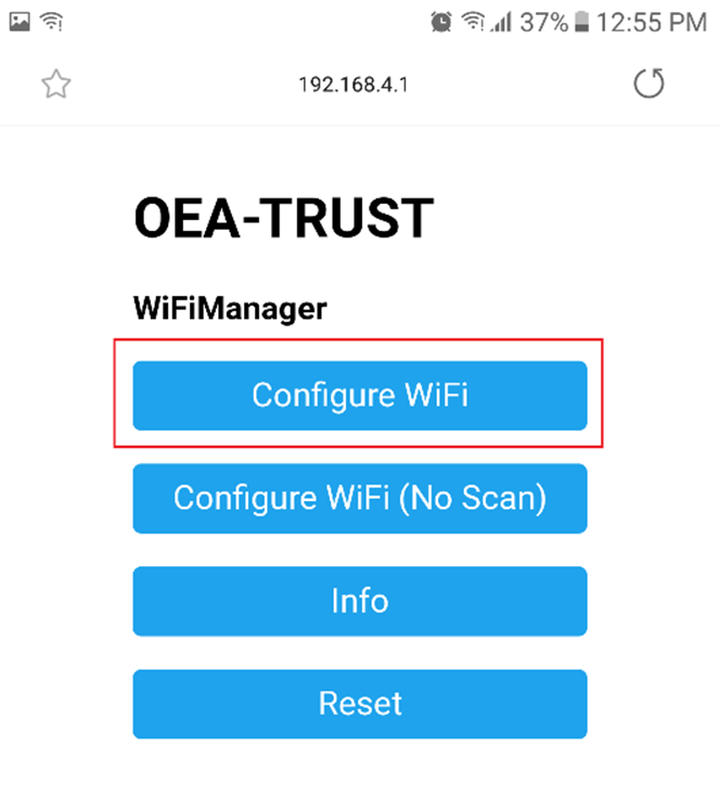 Modo AP ESP12E IoT