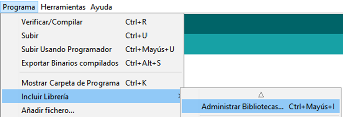 Agregar libreria IDE Arduino IoT