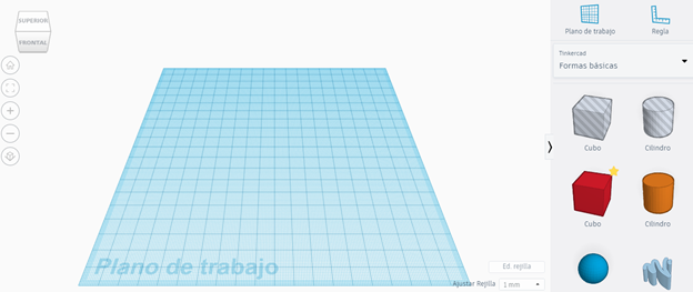 Area de trabajo Tinkercad IoT