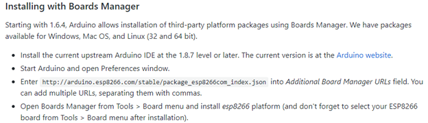 Encontrar URL GitHub ESP8266 IoT